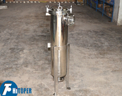 Small Pressure Loss Vertical Structure Bottom Discharging Stainless Steel Filter Housing