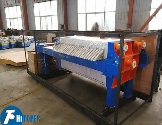 630x630mm Recessed Plate Chamber Filter Press Manual Jack Filter Press Suitable for Small Scale Filtering