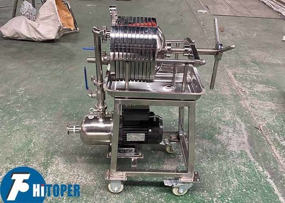 Small Screw Jack Compress Low Price Durable Stainless Steel Plate and Frame Filter