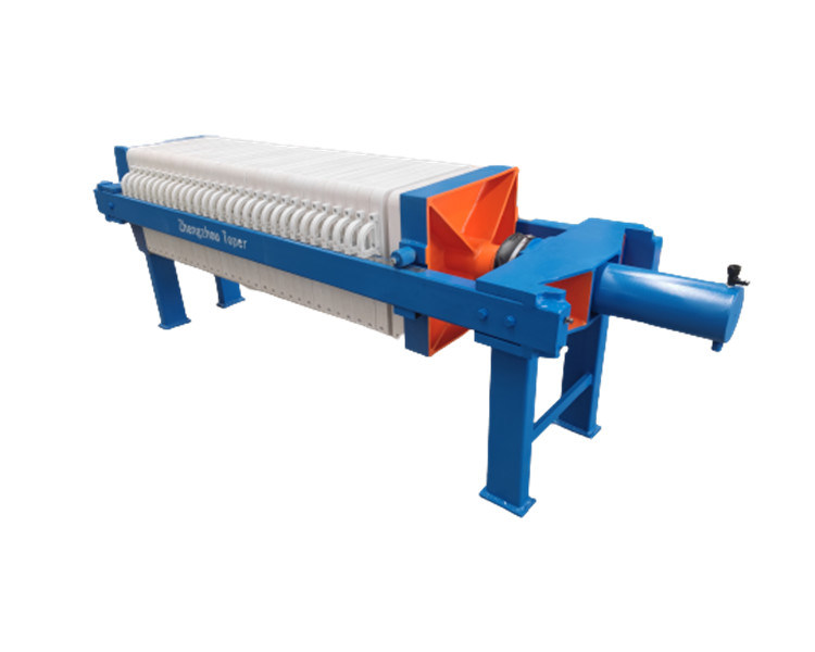 Manual Cake Discharge Chamber Filter Press for Mineral Sludge Wastewater Treatment and Industrial Solid Liquid Separation