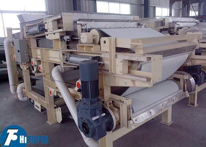 Long Wedge-Shaped Dewatering Zone Belt Filter Press for Sludge Dewatering